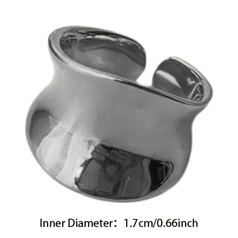 Minimalist Smooth Curved Everyday Ring, Perfect Gift